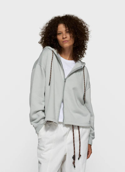 Statement zip hoodie