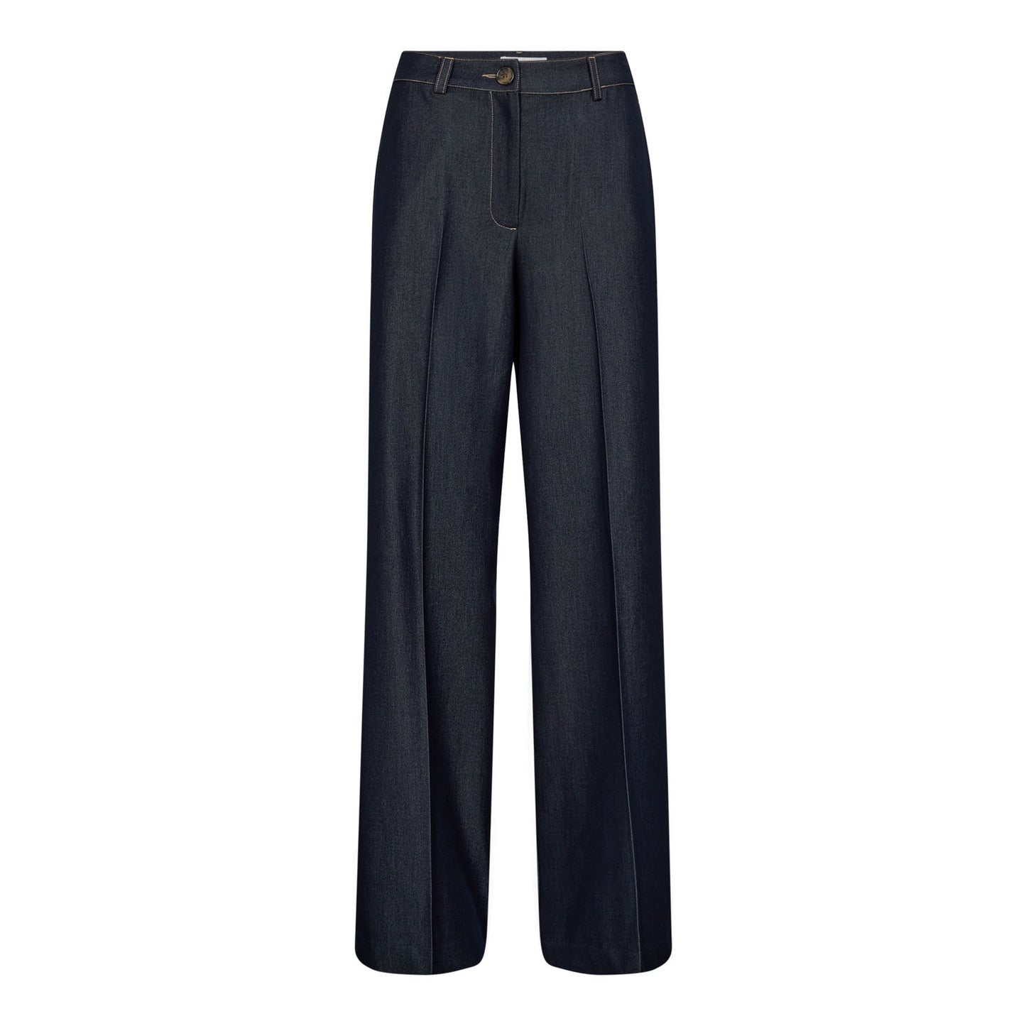 Terry denim pant