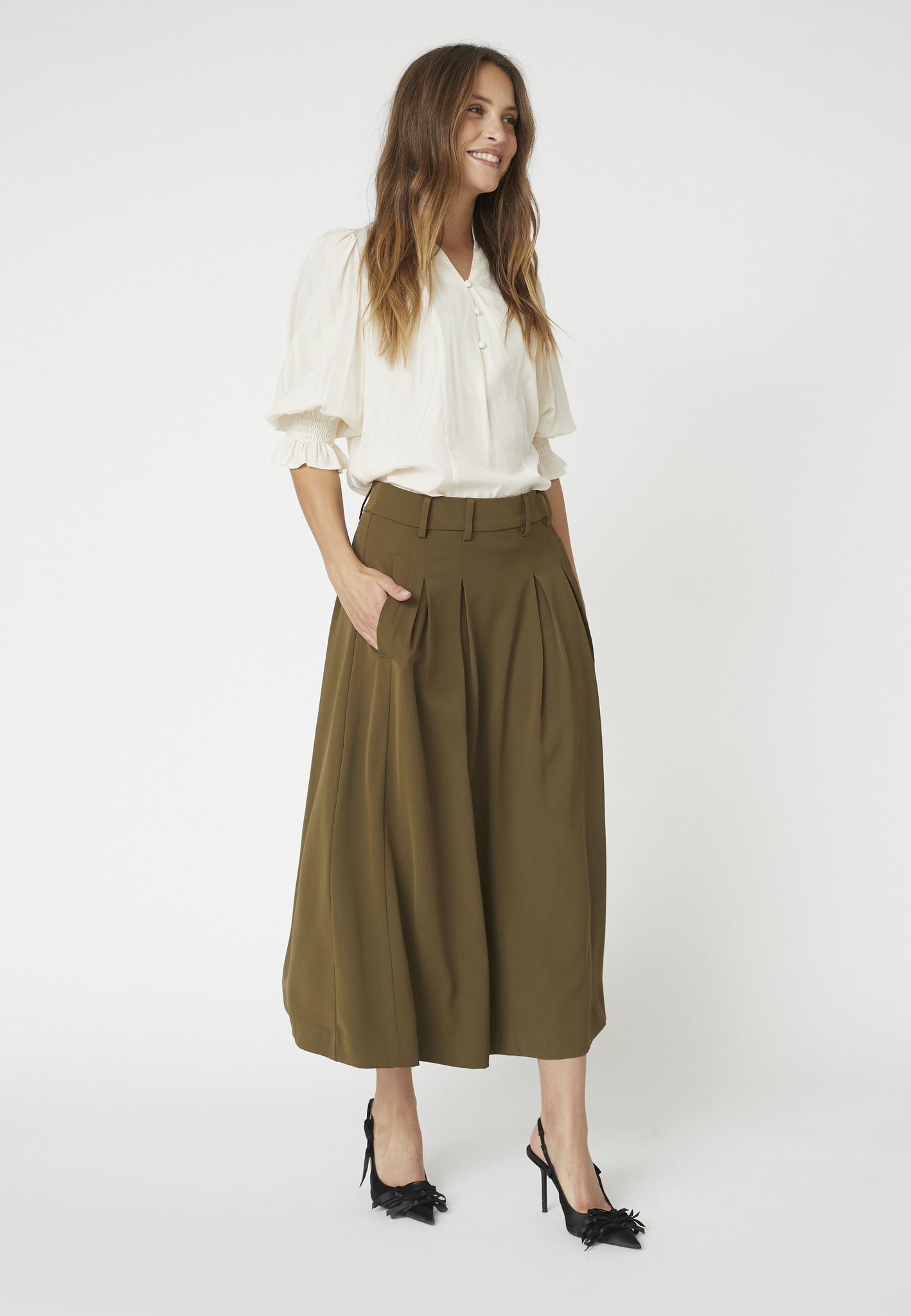 Anya pleat skirt