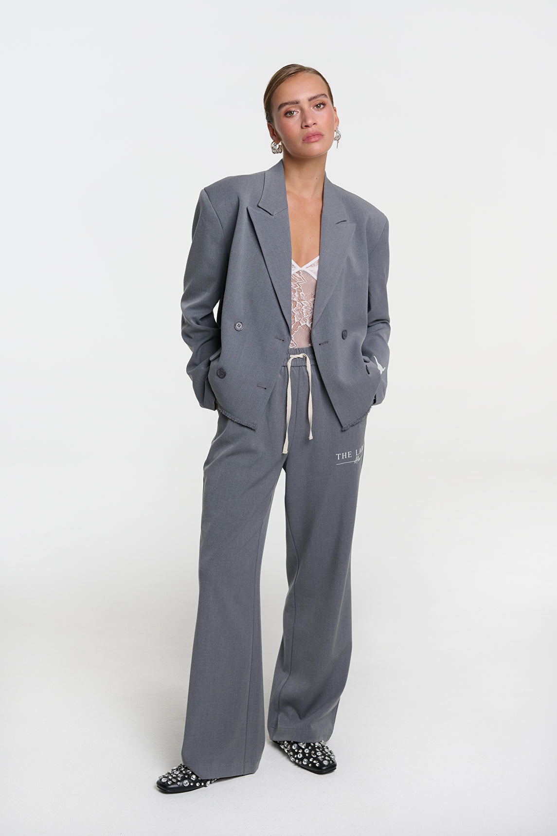 Al double breasted blazer