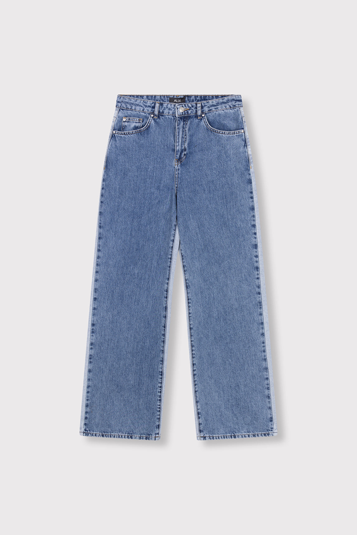 Al mix denim pant