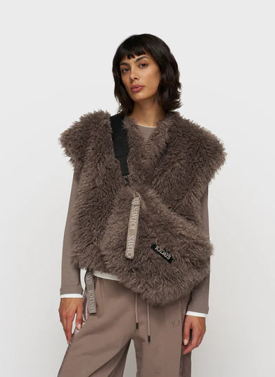 hairy cross body bag