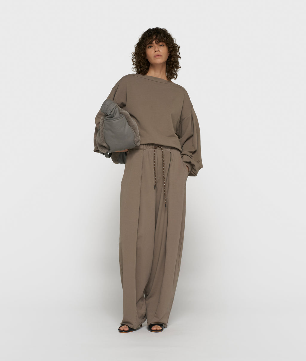 Boatneck top fleece
