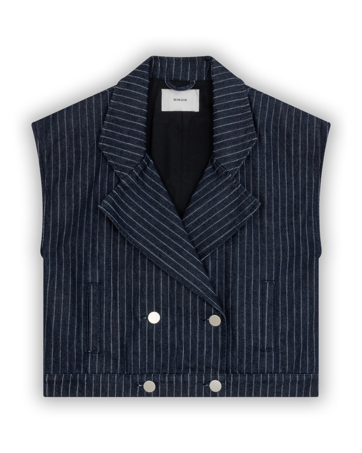 Oversized pinstripe waistcoat M29