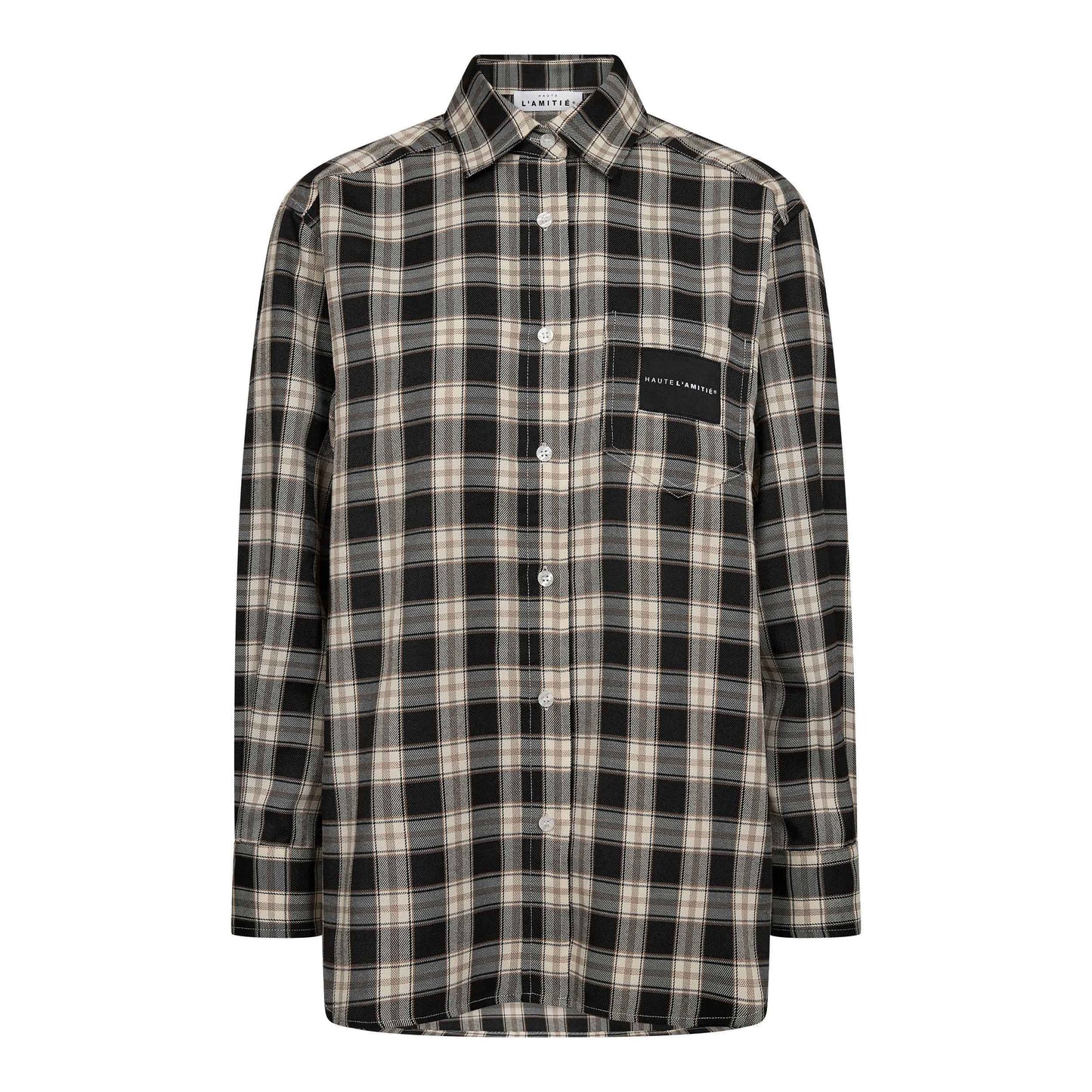 Early haute check shirt