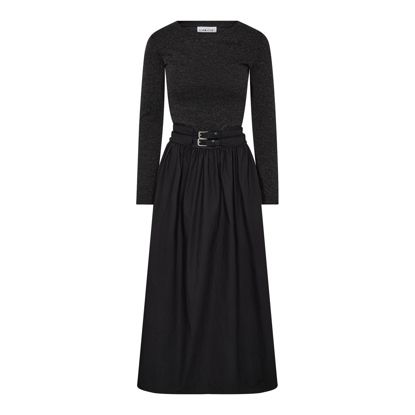 Hailey mix belt dress