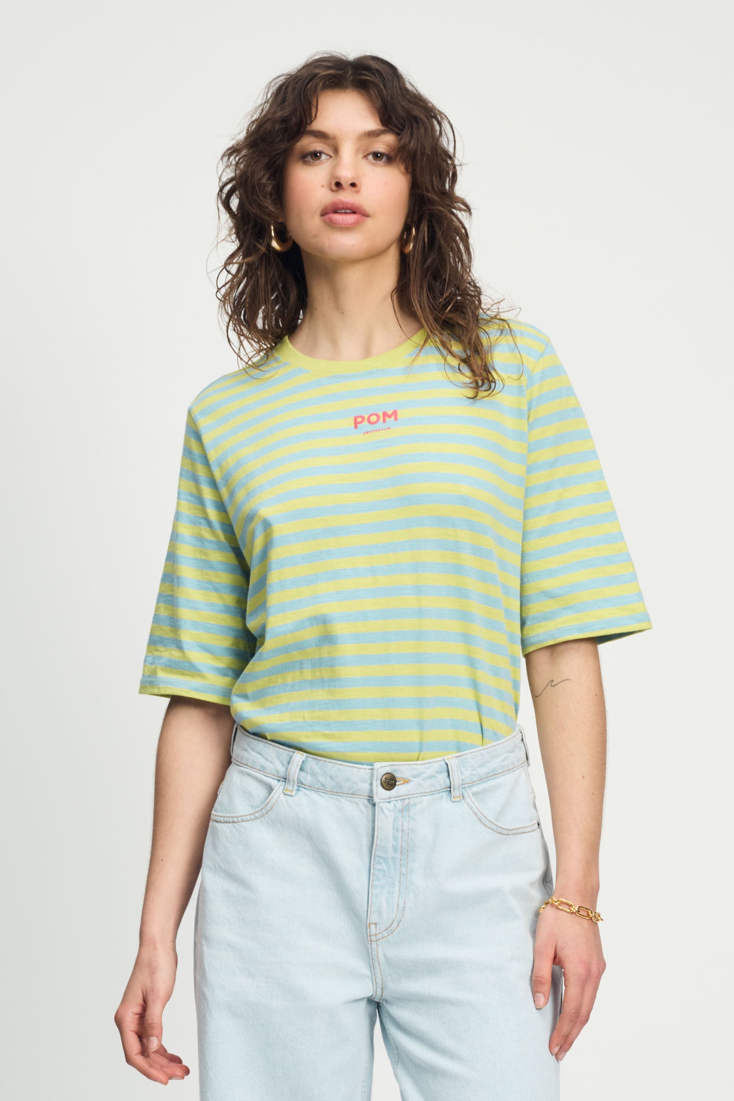 Pom Striped lime