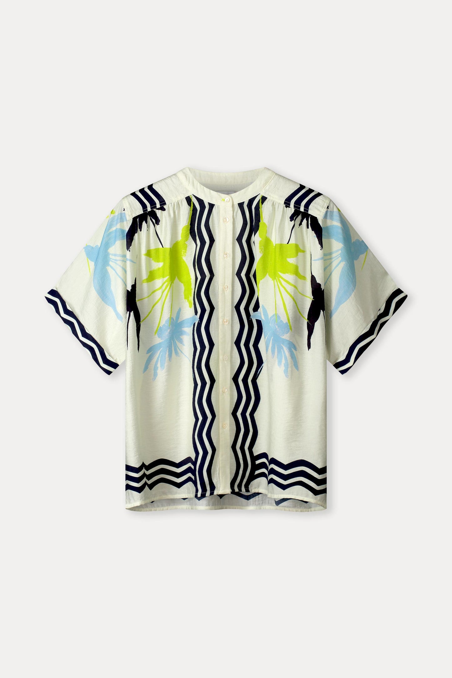 Pom blouse artisan lime