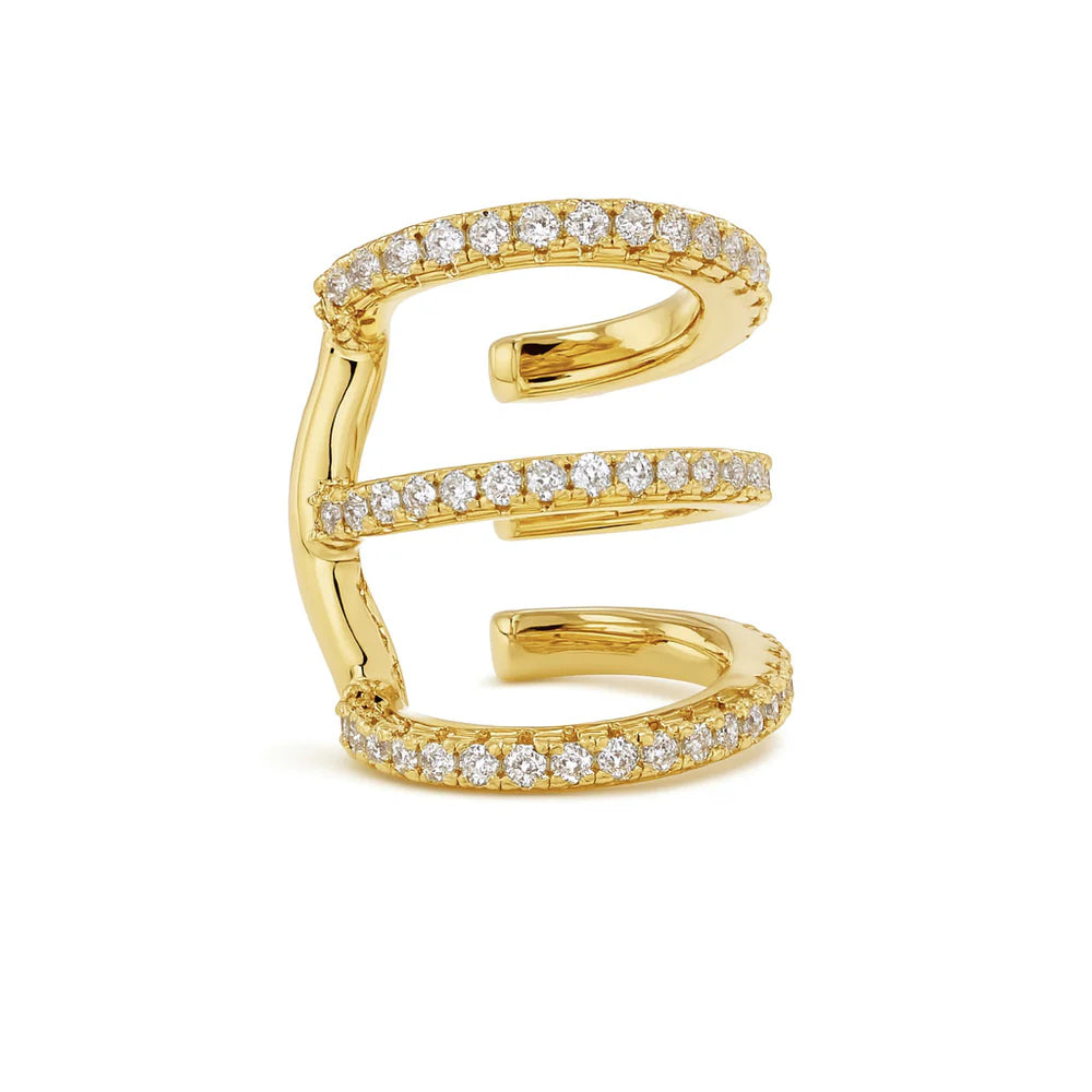 TRIO IVY DIAMOND EARCUFF