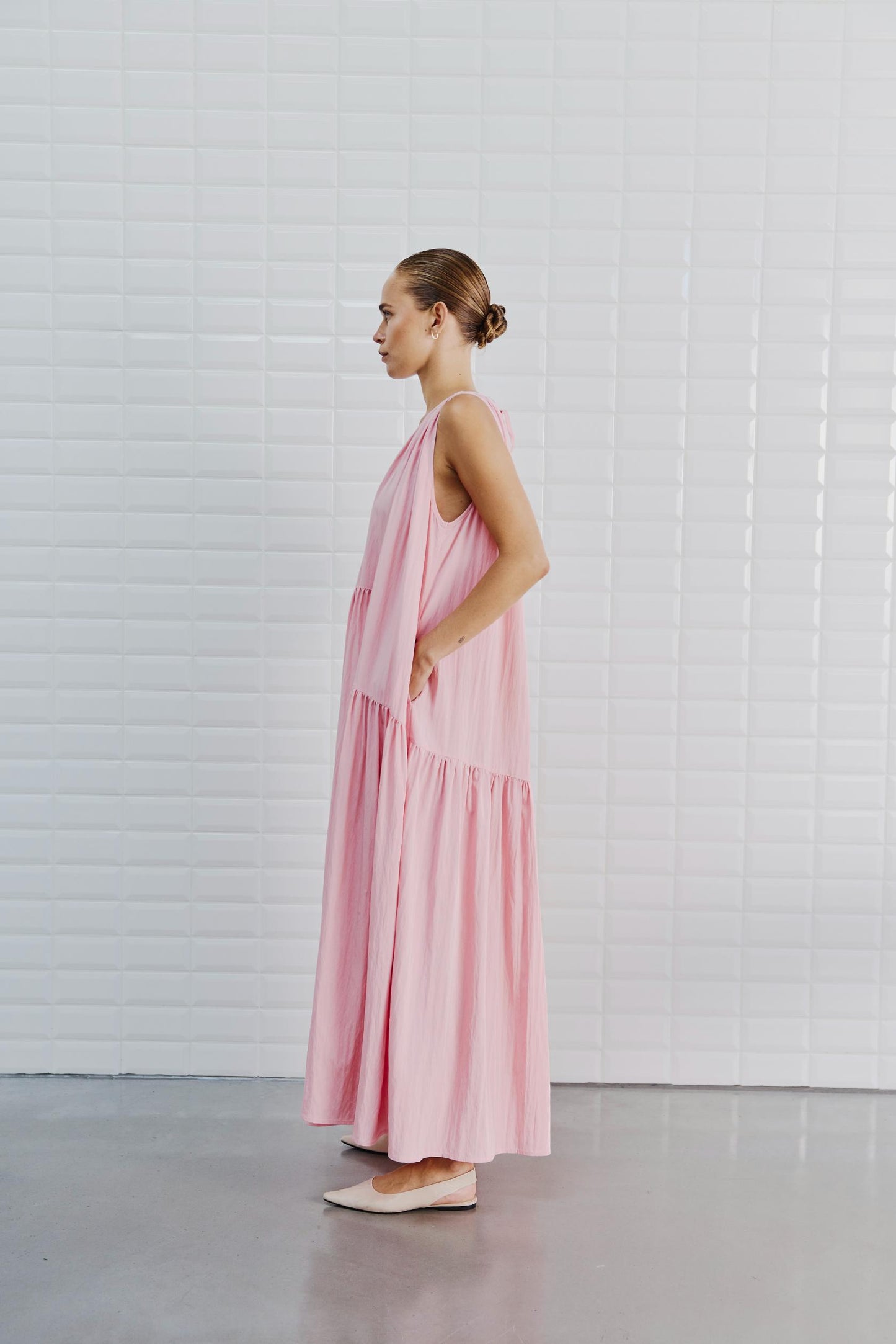 Clarissa midi strap dress