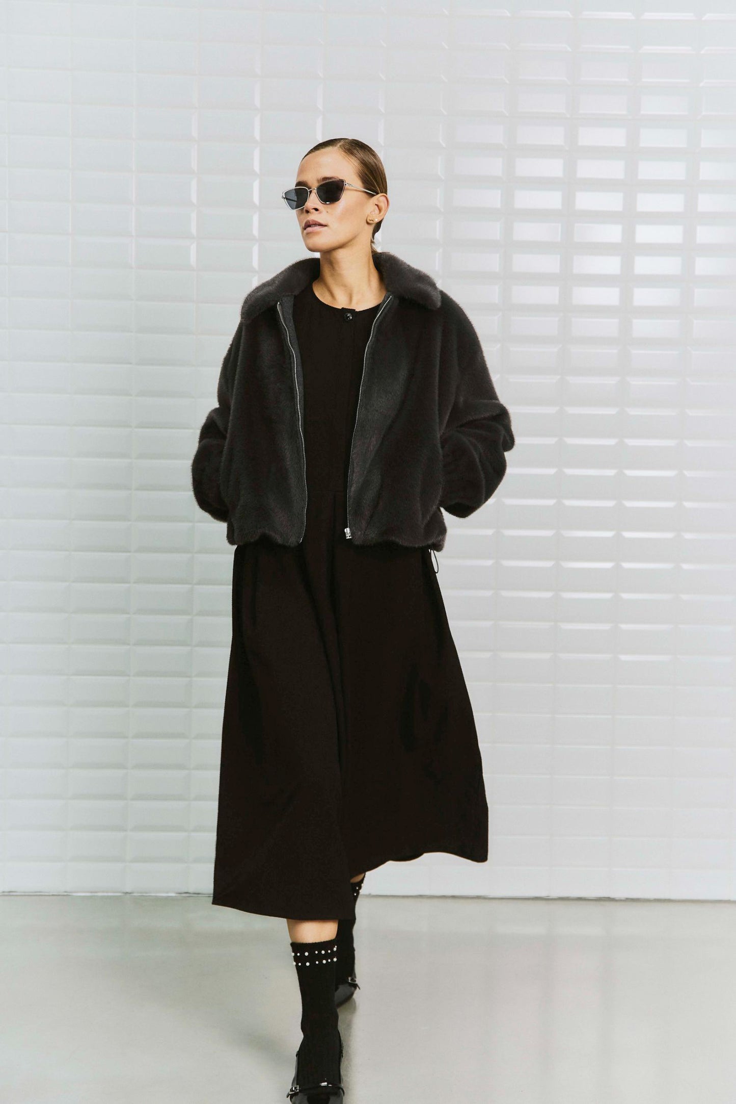 Nohr faux fur jacket