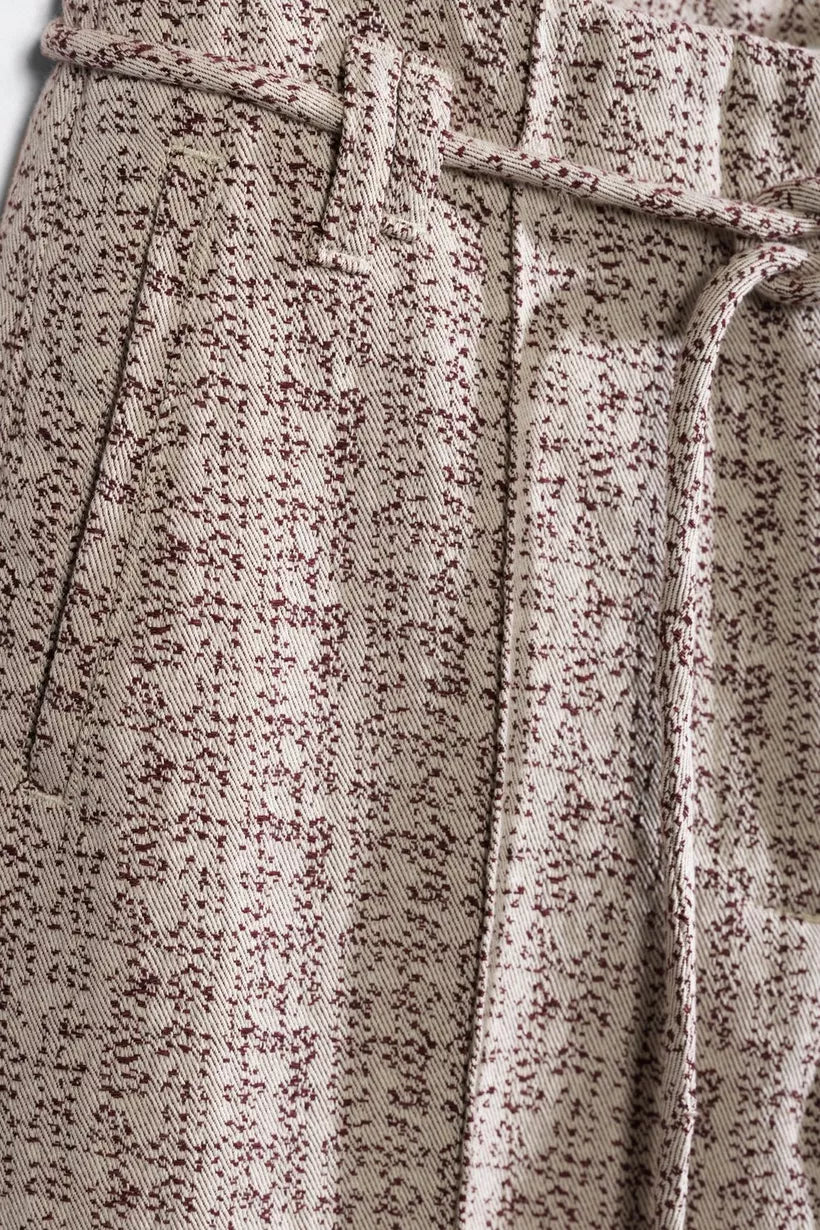 Bliss ecru burgundy