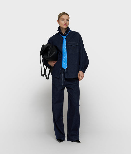 Oversized chambray