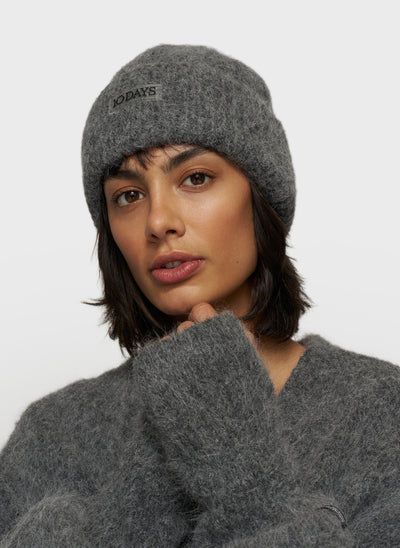 Hairy knit Beanie