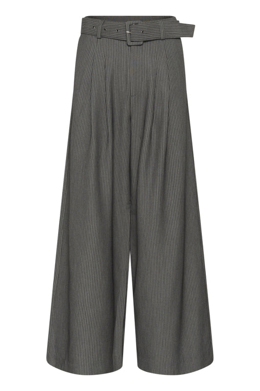 Pinstriped high pant