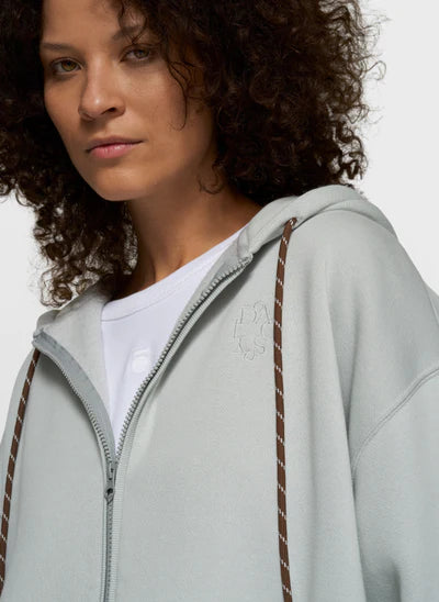 Statement zip hoodie