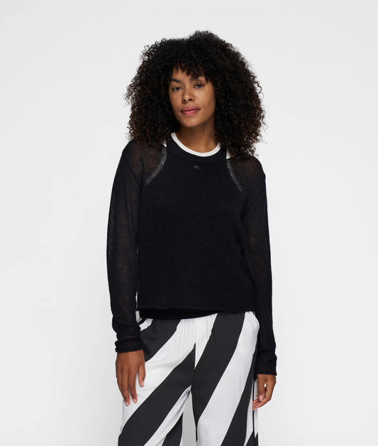 Tin knit sweater