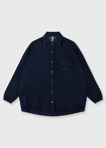Oversized chambray