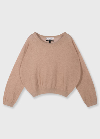 Thin knit sweater fudge