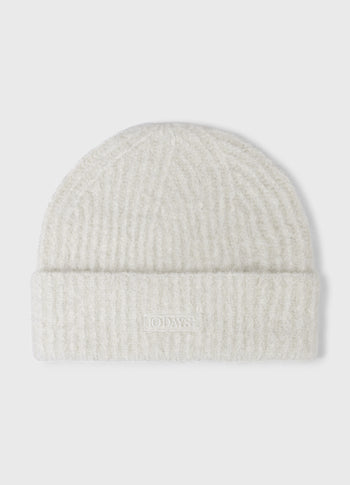 Hairy beanie lurex