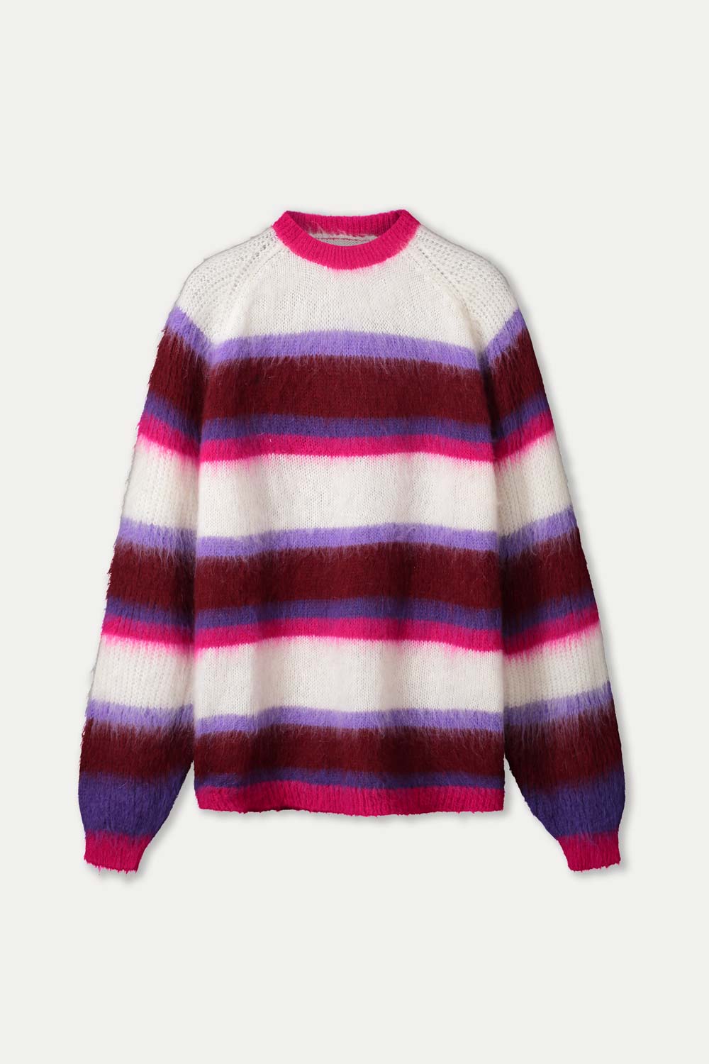 Pom Faye striped red