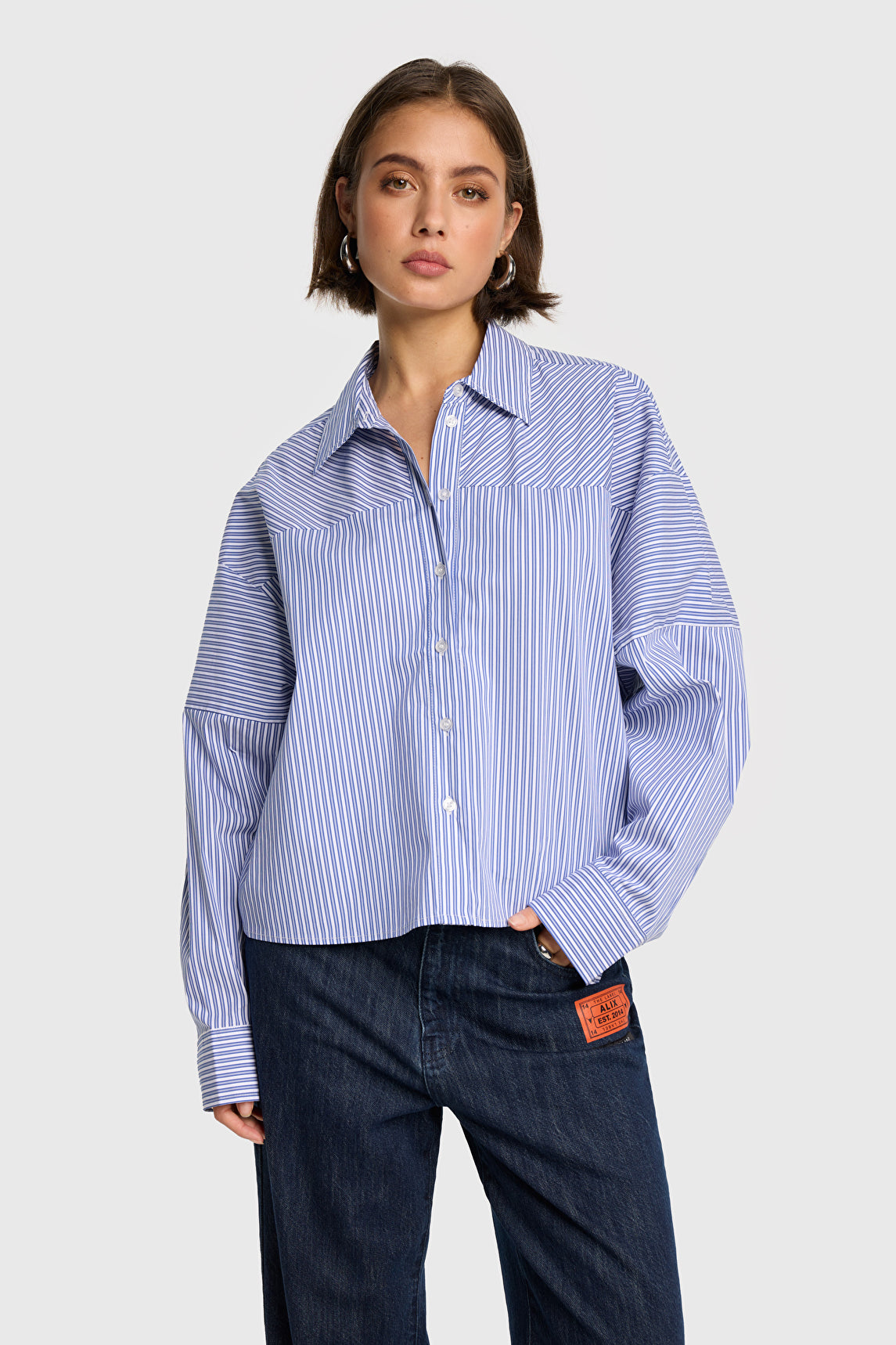 Al stripes blouse