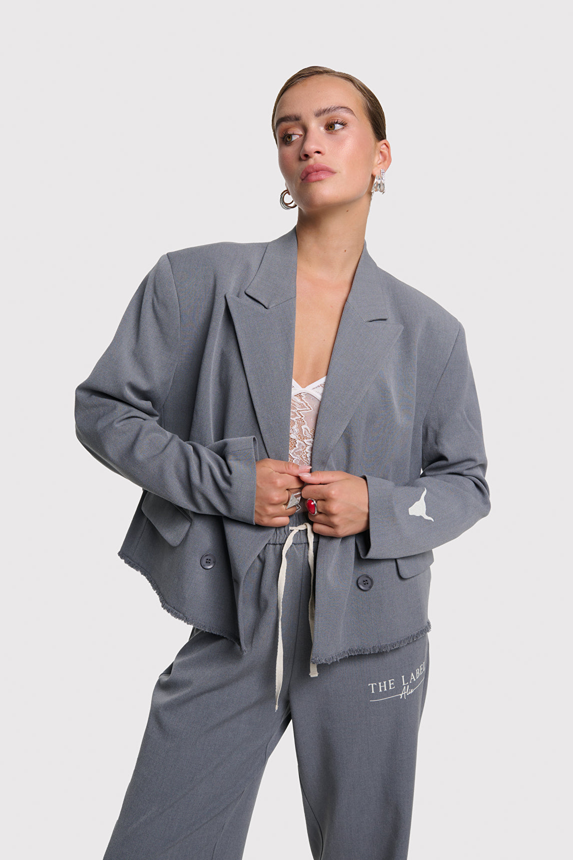 Al double breasted blazer