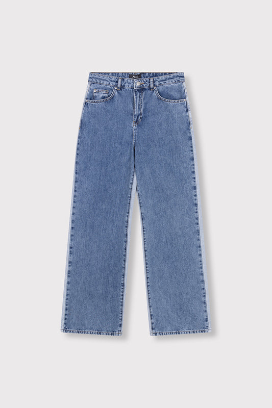 Al mix denim pant