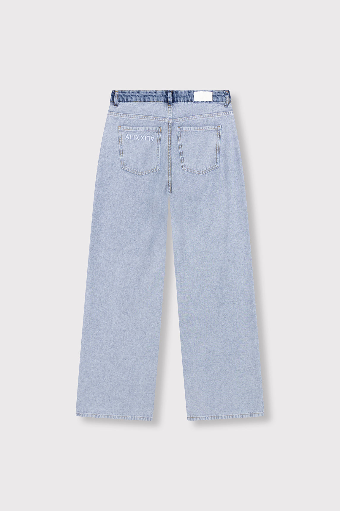 Al mix denim pant