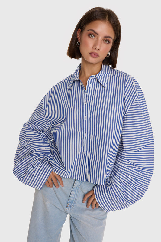 Al stripe blouse