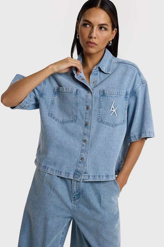 Al denimblouse 629