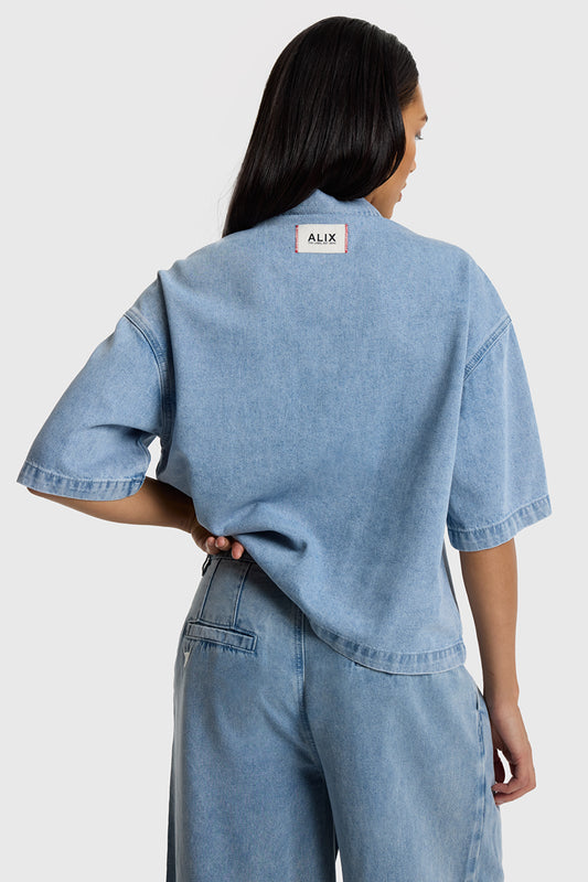 Al denimblouse 629