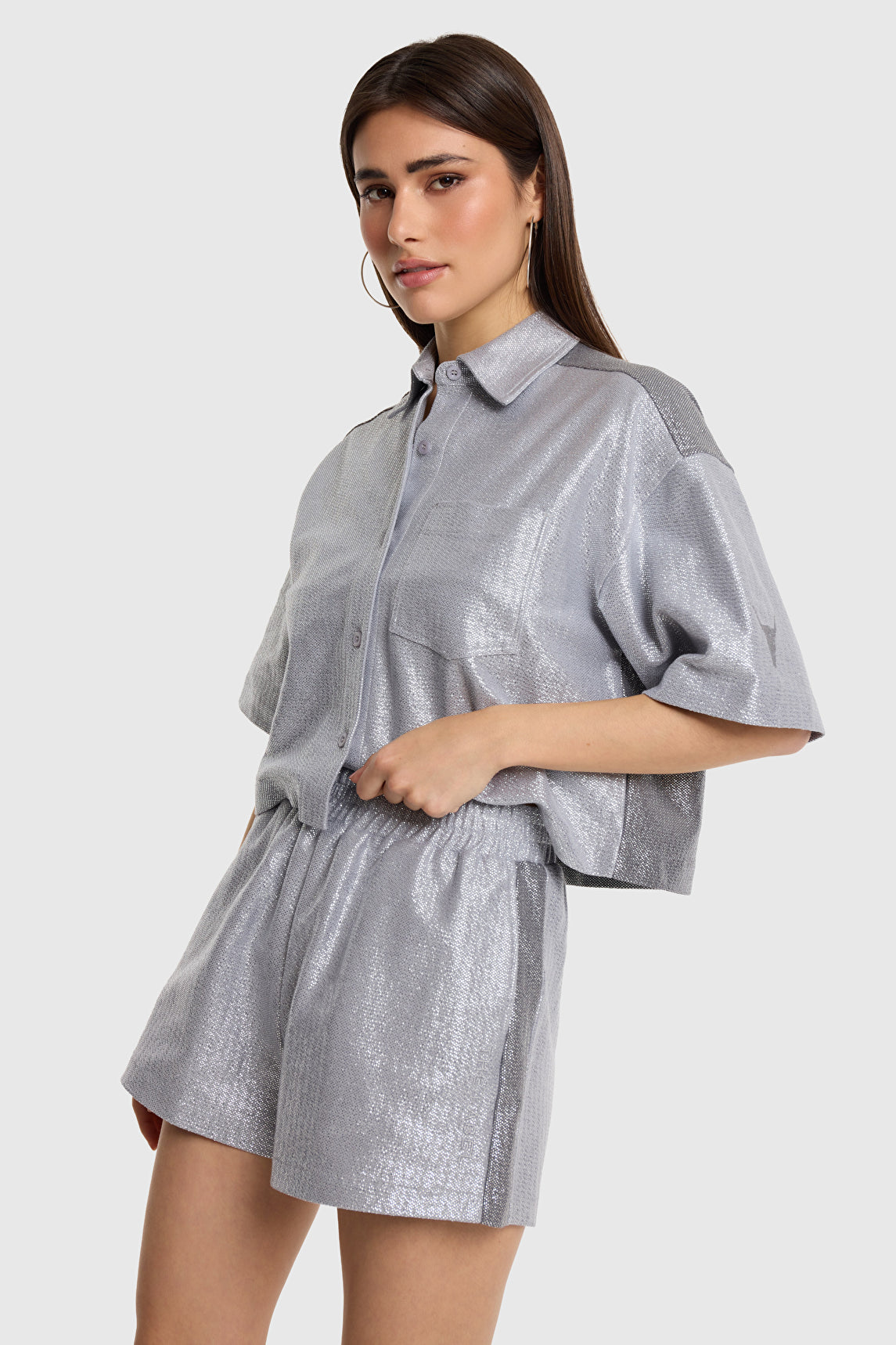 Al foil blouse 720