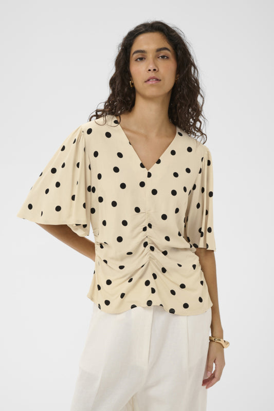 Arjana ruching blouse