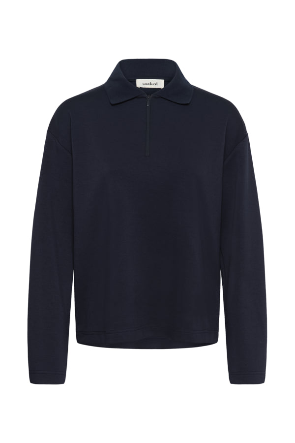 Marigold polo sweatshirt