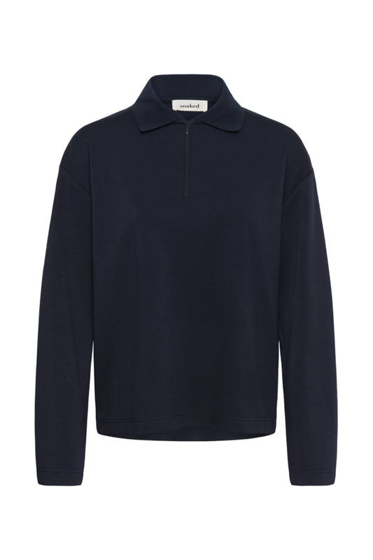 Marigold polo sweatshirt
