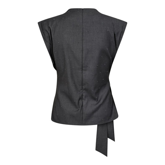Saga pleat top