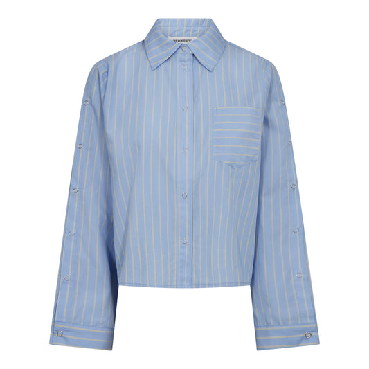 Simo stripe button shirt