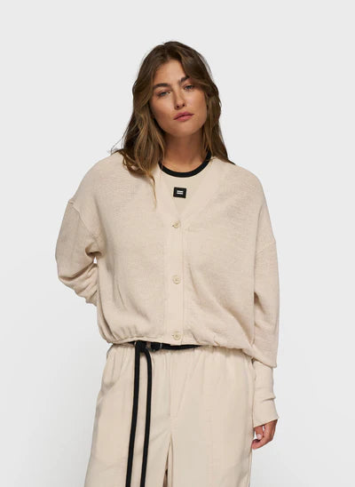 V neck cardigan mesh