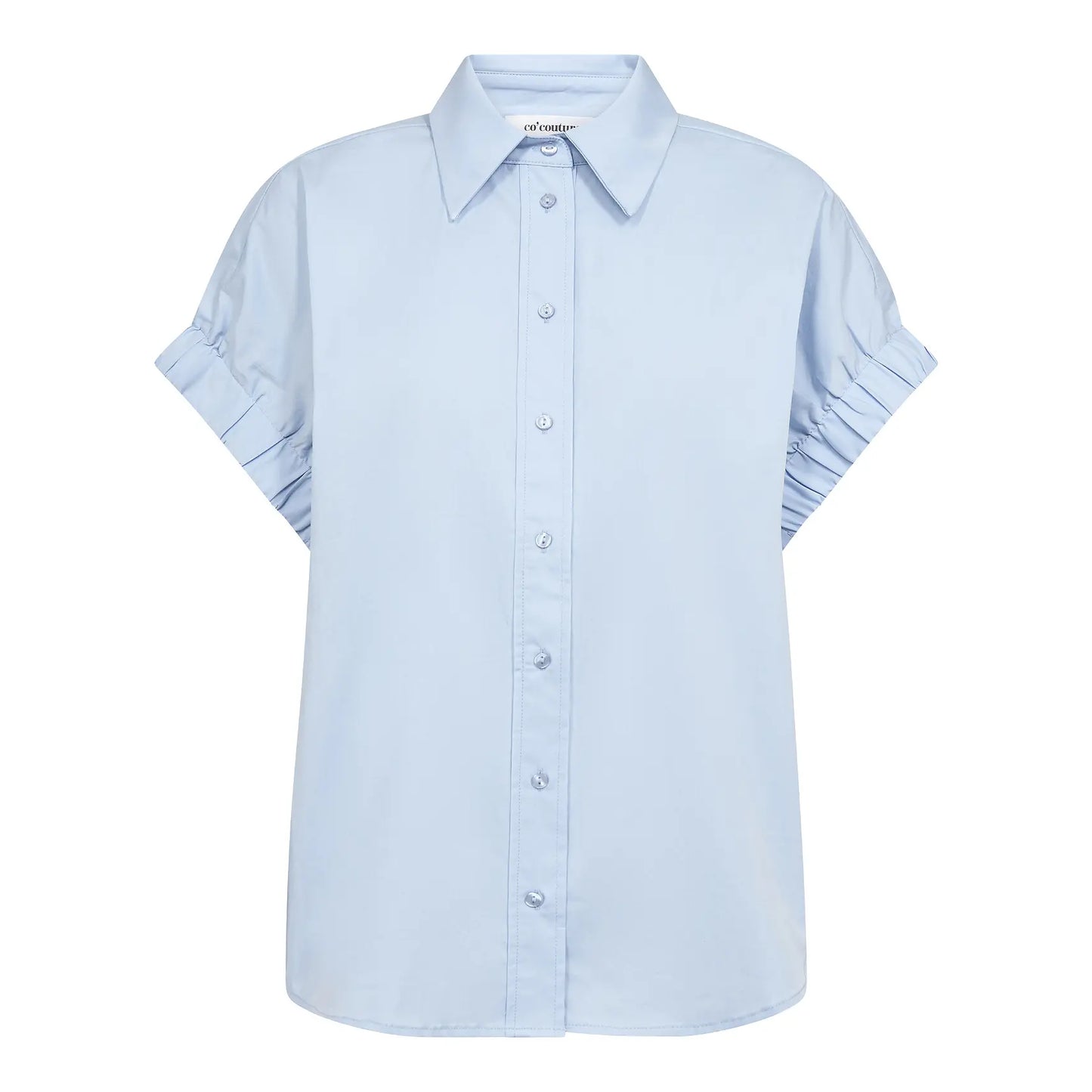 Poppy elastic cuff shirt