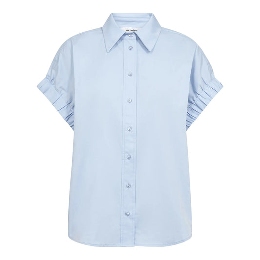 Poppy elastic cuff shirt