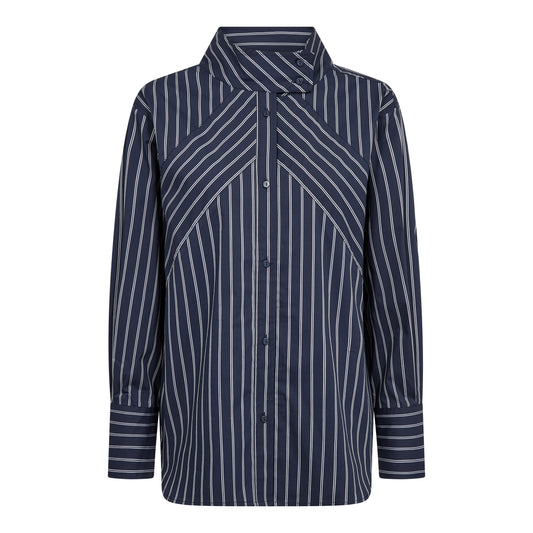 Somo stripe funnel neck