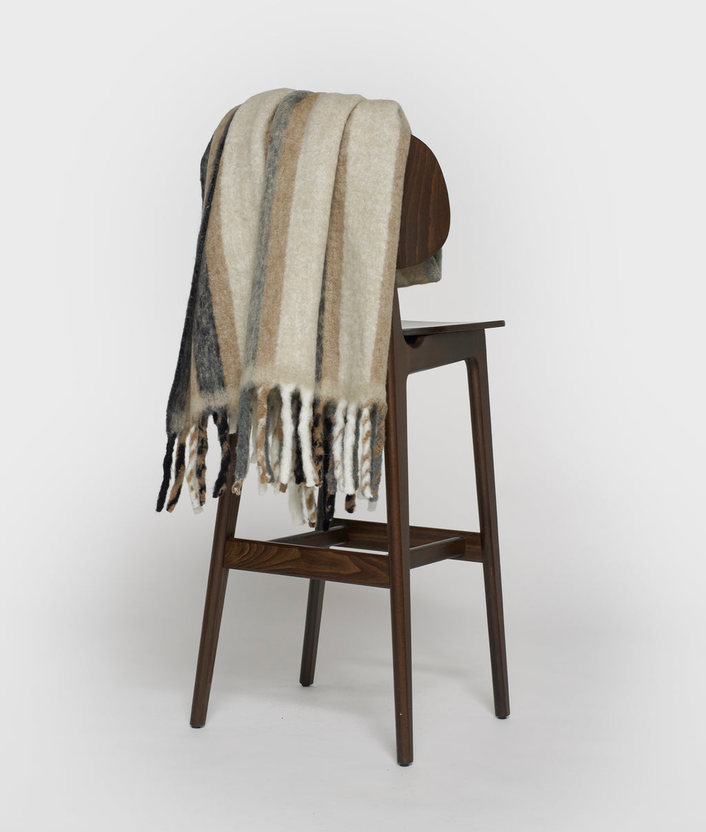 Wool blend PLAID