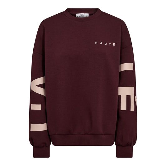 Maxi split logo sweat