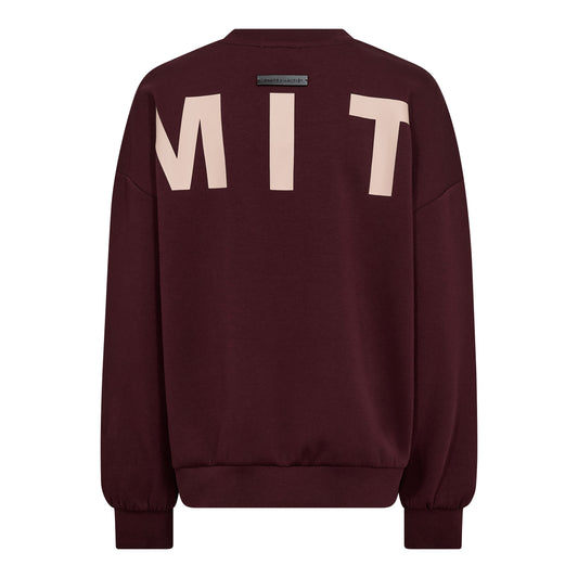 Maxi split logo sweat