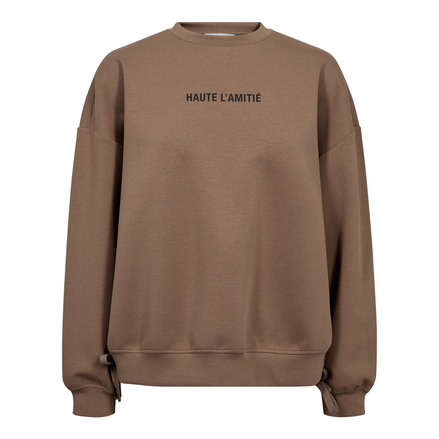 New studio tie sweat WALNUT