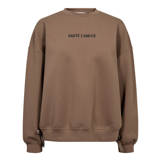 New studio tie sweat WALNUT