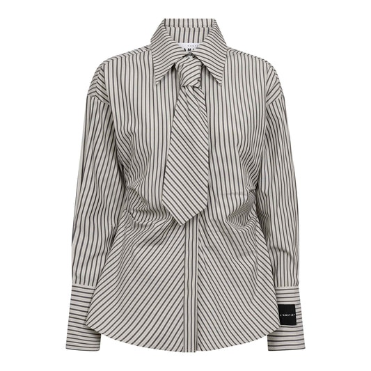 Gemma tie stripe shirt