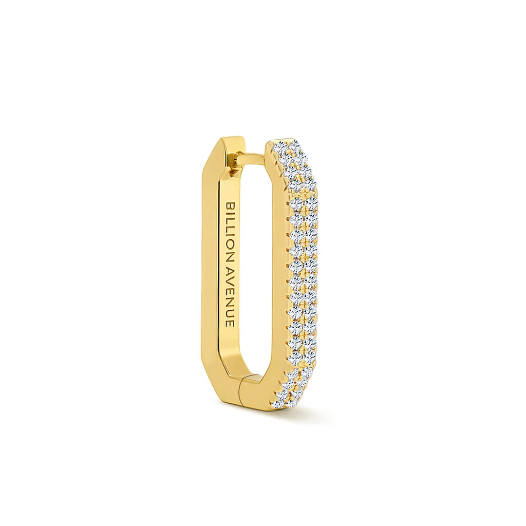 OCTA SHORT DIAMOND EARRING