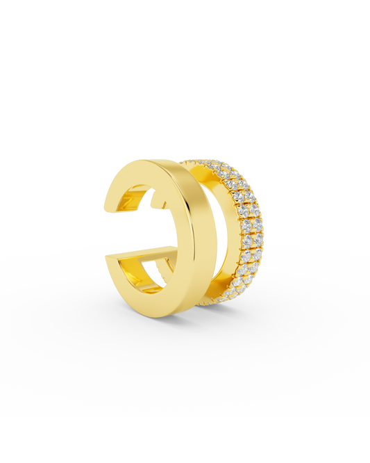 Odette double earcuff